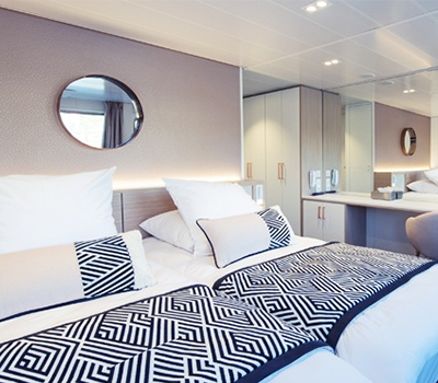 套房艙房提供選購